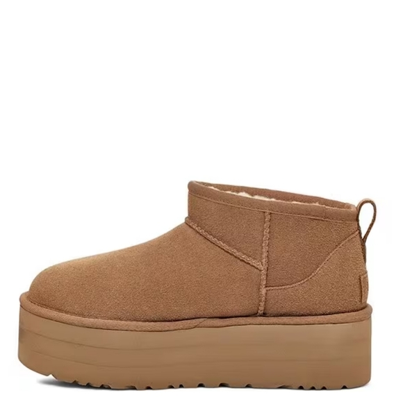 UGG Ultra Mini Platform Boots NEW! Chestnut! Women's 8 AUTHENTIC UGGS! - Picture 10 of 15